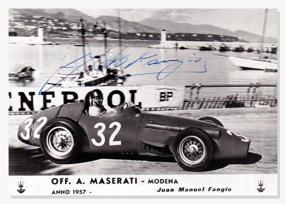 Juan Manuel Fangio Autograph Autogramm | ID 16009335964029