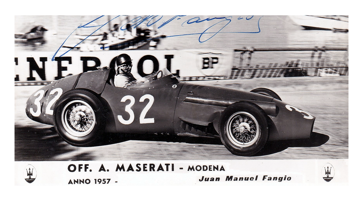 Juan Manuel Fangio Autograph Autogramm | ID 16009335964029