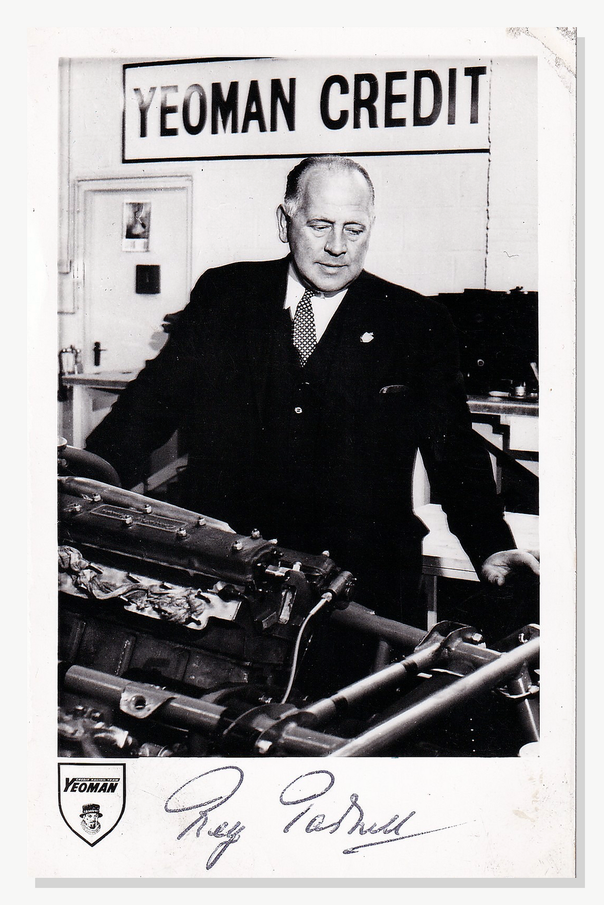 Reg Parnell Autograph Autogramm | ID 16018450841981
