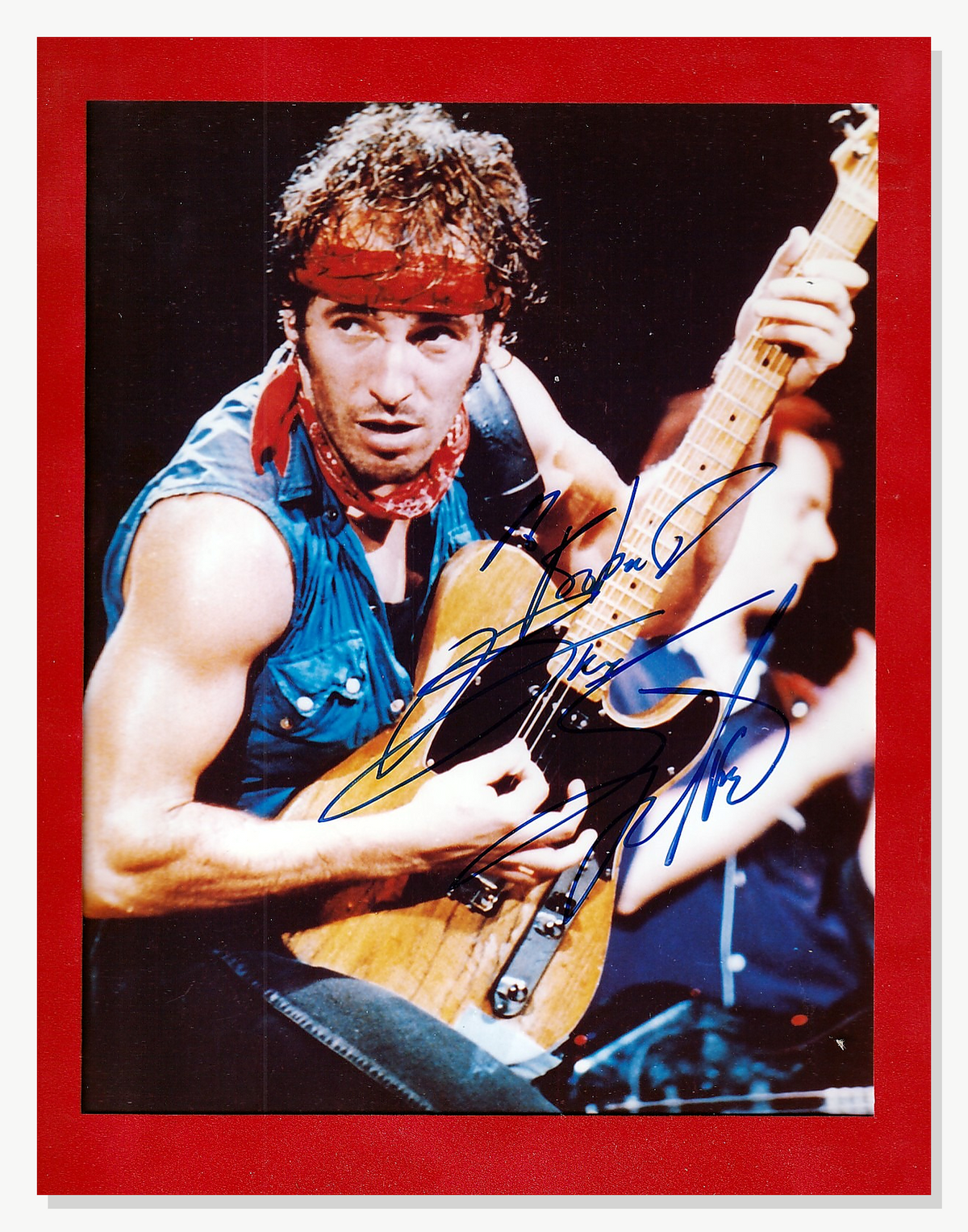 Bruce Frederick Joseph Springsteen Autograph Autogramm | ID 16047201321341