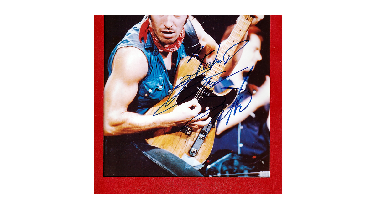 Bruce Frederick Joseph Springsteen Autograph Autogramm | ID 16047201321341