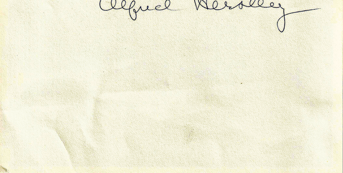 Alfred Day Hershey Autograph Autogramm | ID 16065559691645