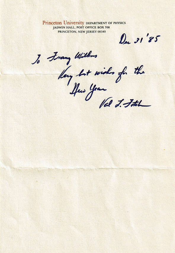 Val Logsdon Fitch Autograph Autogramm | ID 16080271868285