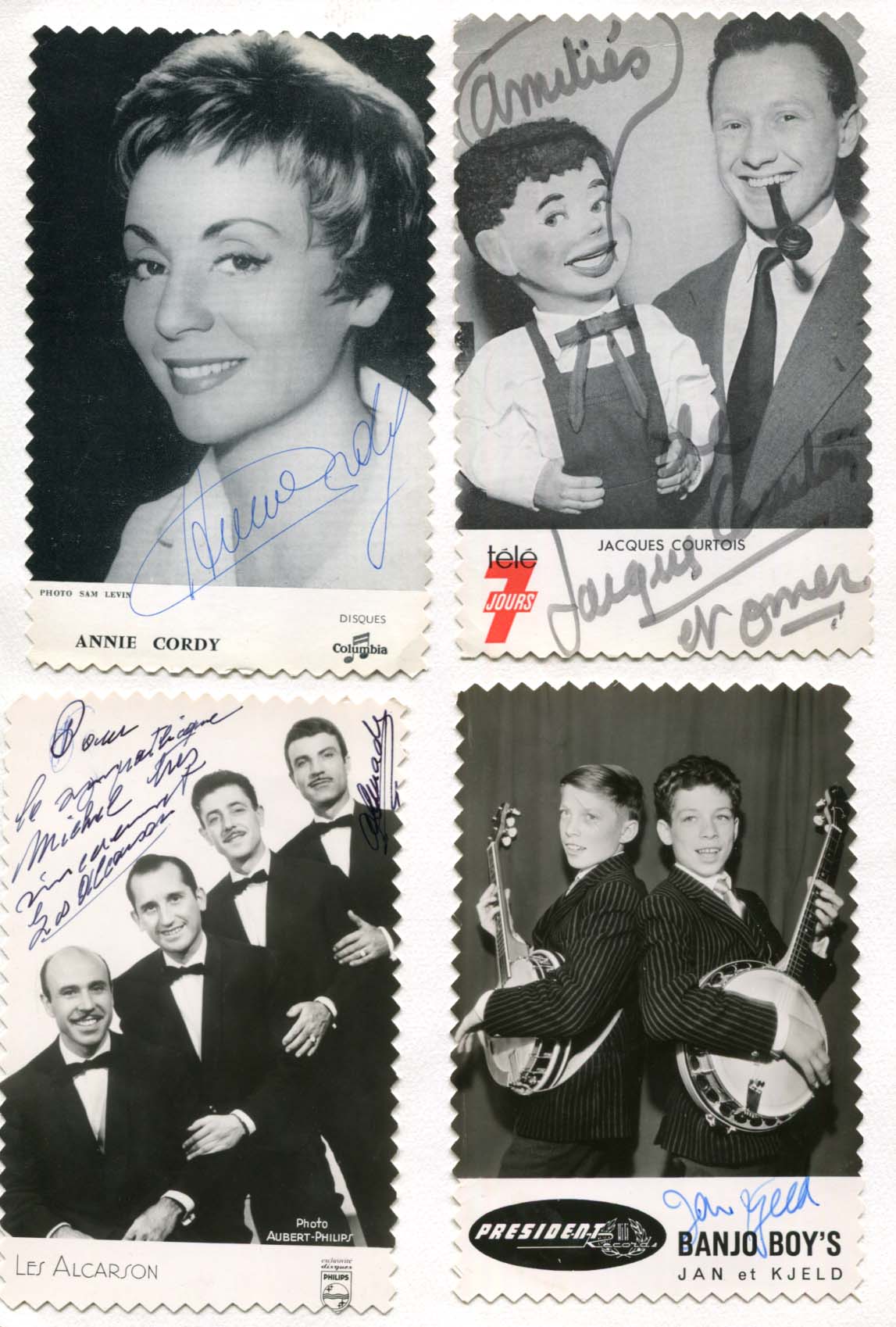 Jacques &amp; Andre &amp; Jean &amp; Michel  Anquetil &amp; Darrigade &amp; Graczyk &amp; Bernard Autograph Autogramm | ID 8213440331925