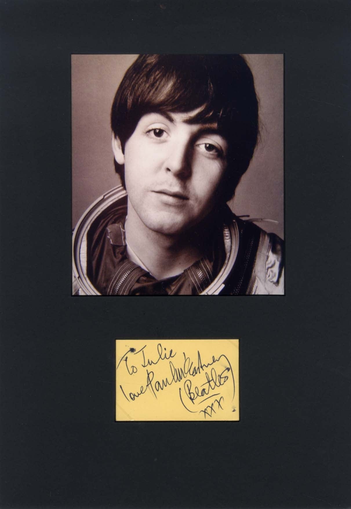 James Paul &amp; George &amp; Richard `Ringo` McCartney &amp; Harrison &amp; Starkey `Starr` Autograph Autogramm | ID 8272119758997