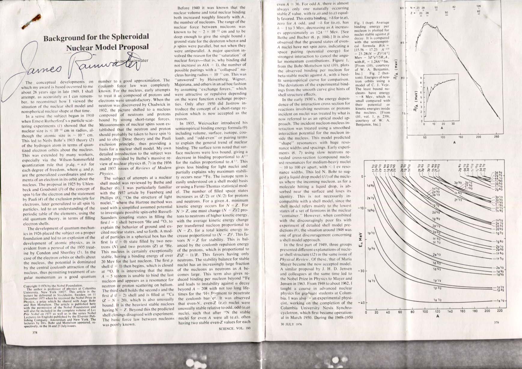 James Rainwater Autograph | signed programmes / books