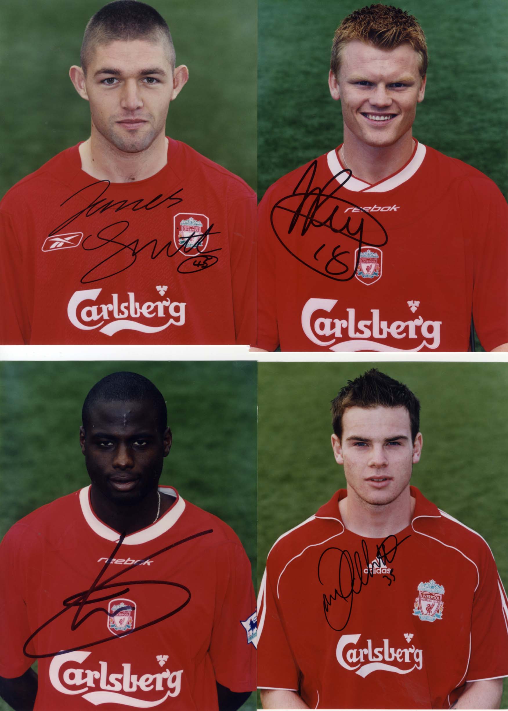 Jamie &amp; John Arne &amp; others Carragher &amp; Riise &amp; others Autograph Autogramm | ID 14885977588093