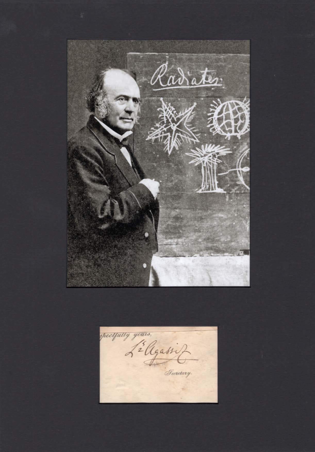 Jean Louis Rodolphe Agassiz Autograph Autogramm | ID 7919135588501