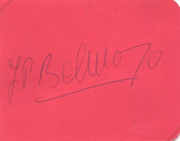 Jean-Paul Belmondo Autograph Autogramm | ID 8249526026389
