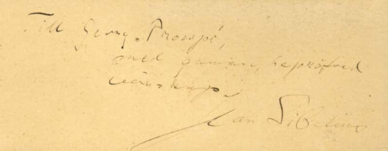 Jean Sibelius Autograph Autogramm | ID 8200603926677