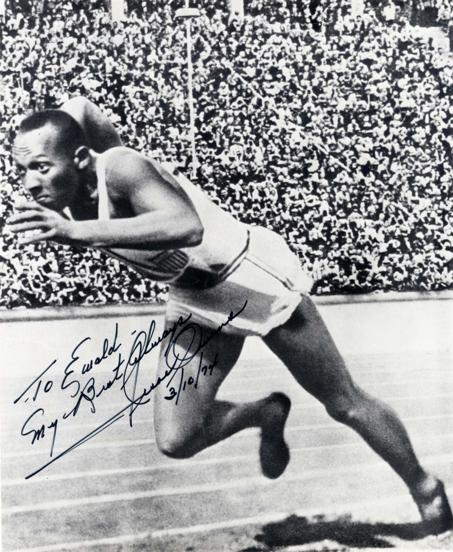 Jesse Owens Autograph Autogramm | ID 14882548384125