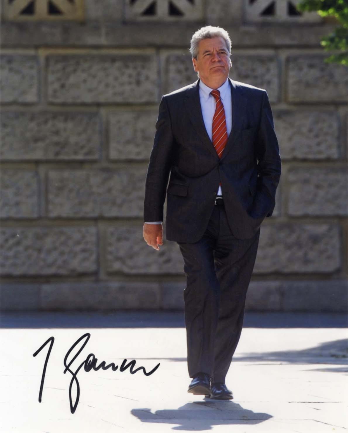 Joachim  Gauck Autograph Autogramm | ID 14840806474109