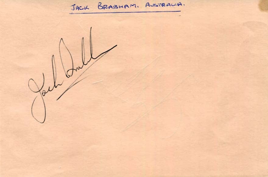 Joakim Bonnier Autograph Autogramm | ID 7965863739541