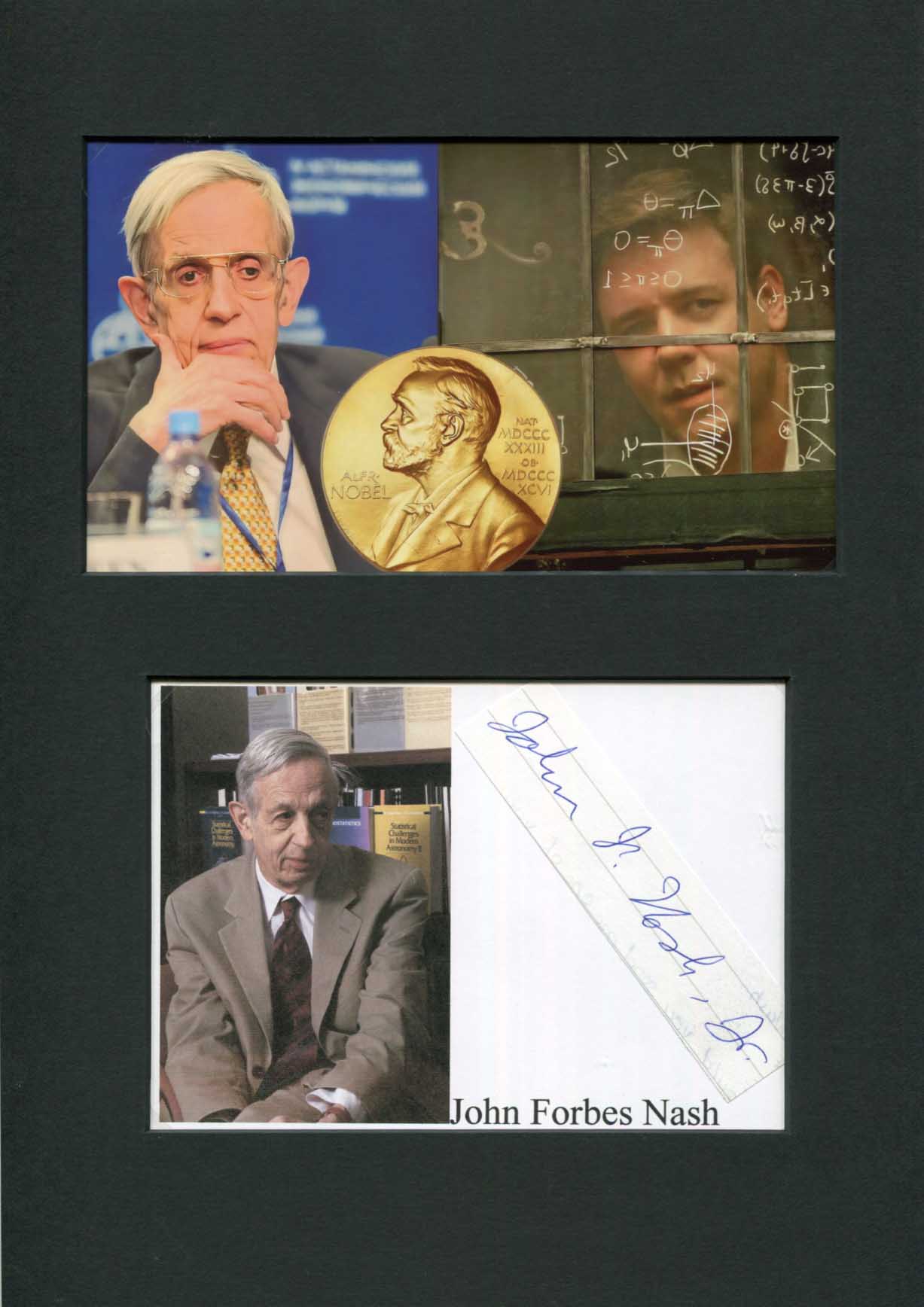 John Forbes Nash, Jr. Autograph Autogramm | ID 8537137348757