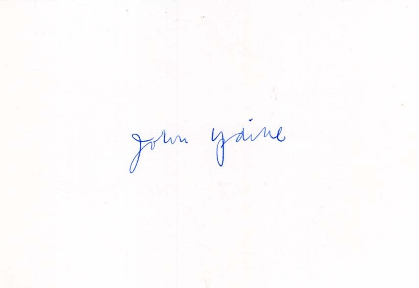 John Hoyer Updike Autograph Autogramm | ID 8514290516117