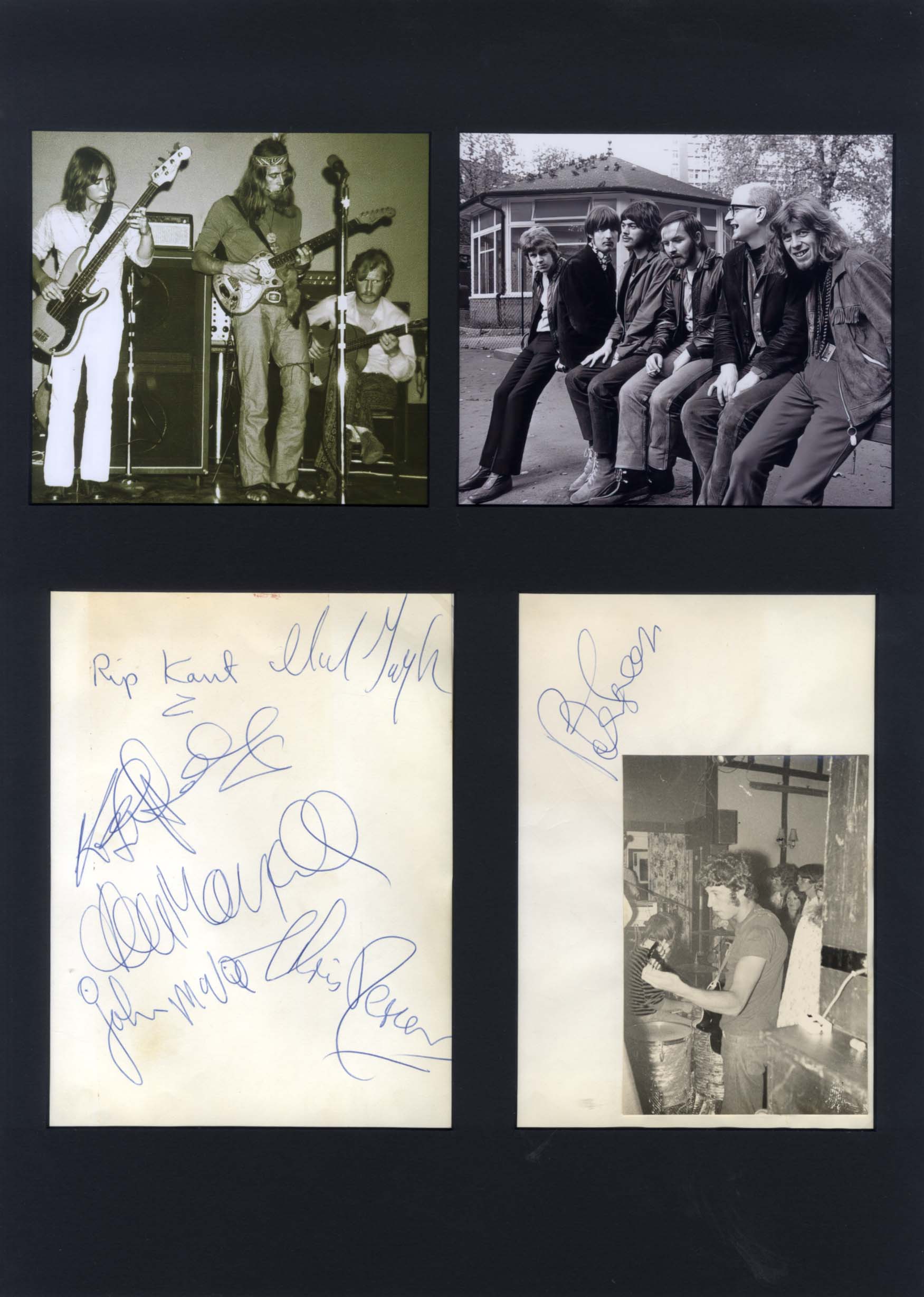 John  Mayall &amp; Bluesbreakers Autograph Autogramm | ID 8102657097877