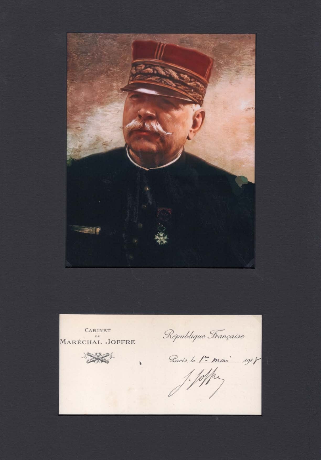 Joseph Jacques Césaire Joffre Autograph Autogramm | ID 8216243896469