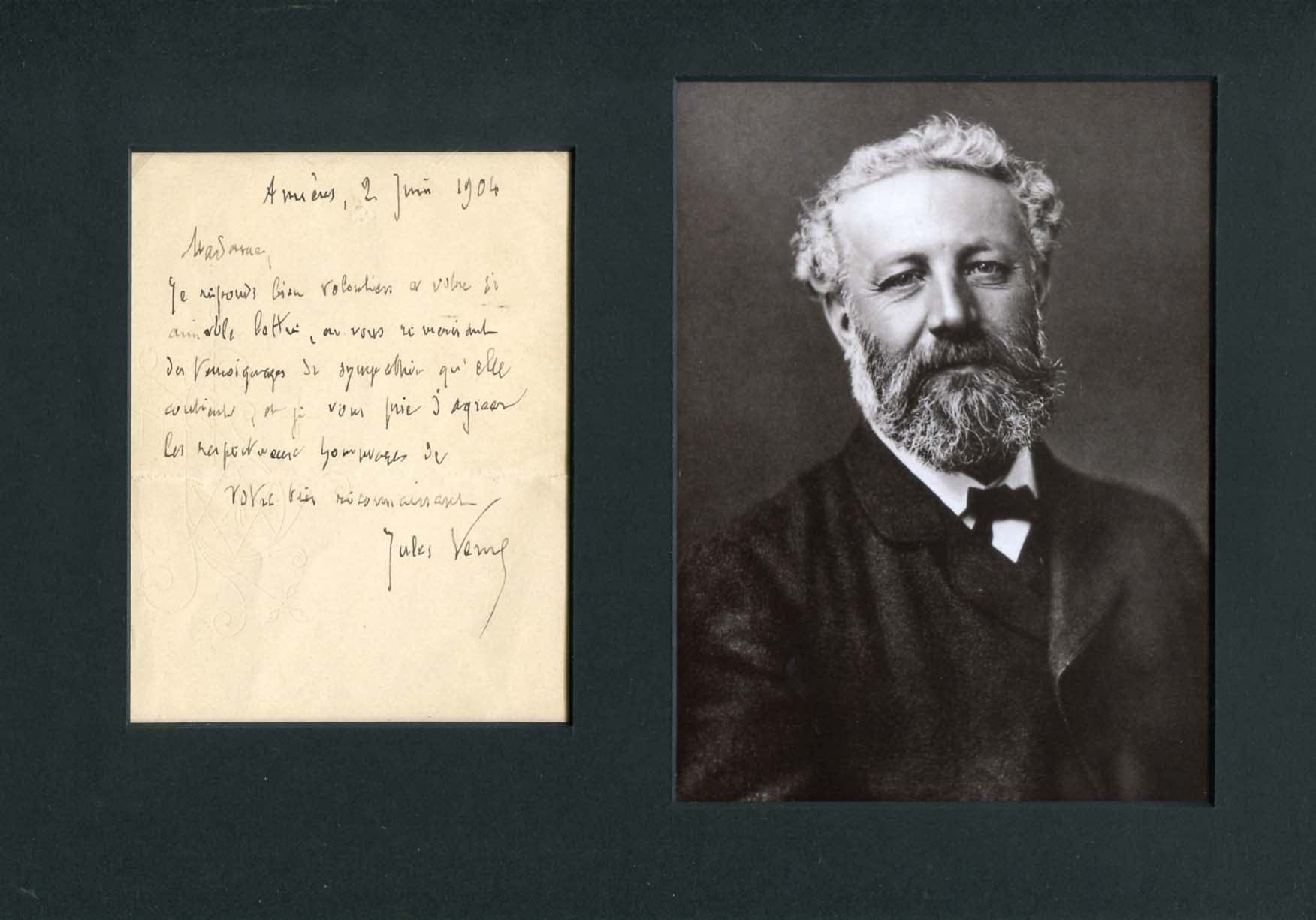 Verne, Jules autograph