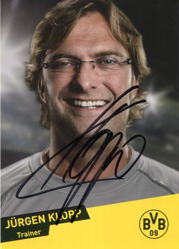 Jürgen Klopp Autograph Autogramm | ID 14604019761533