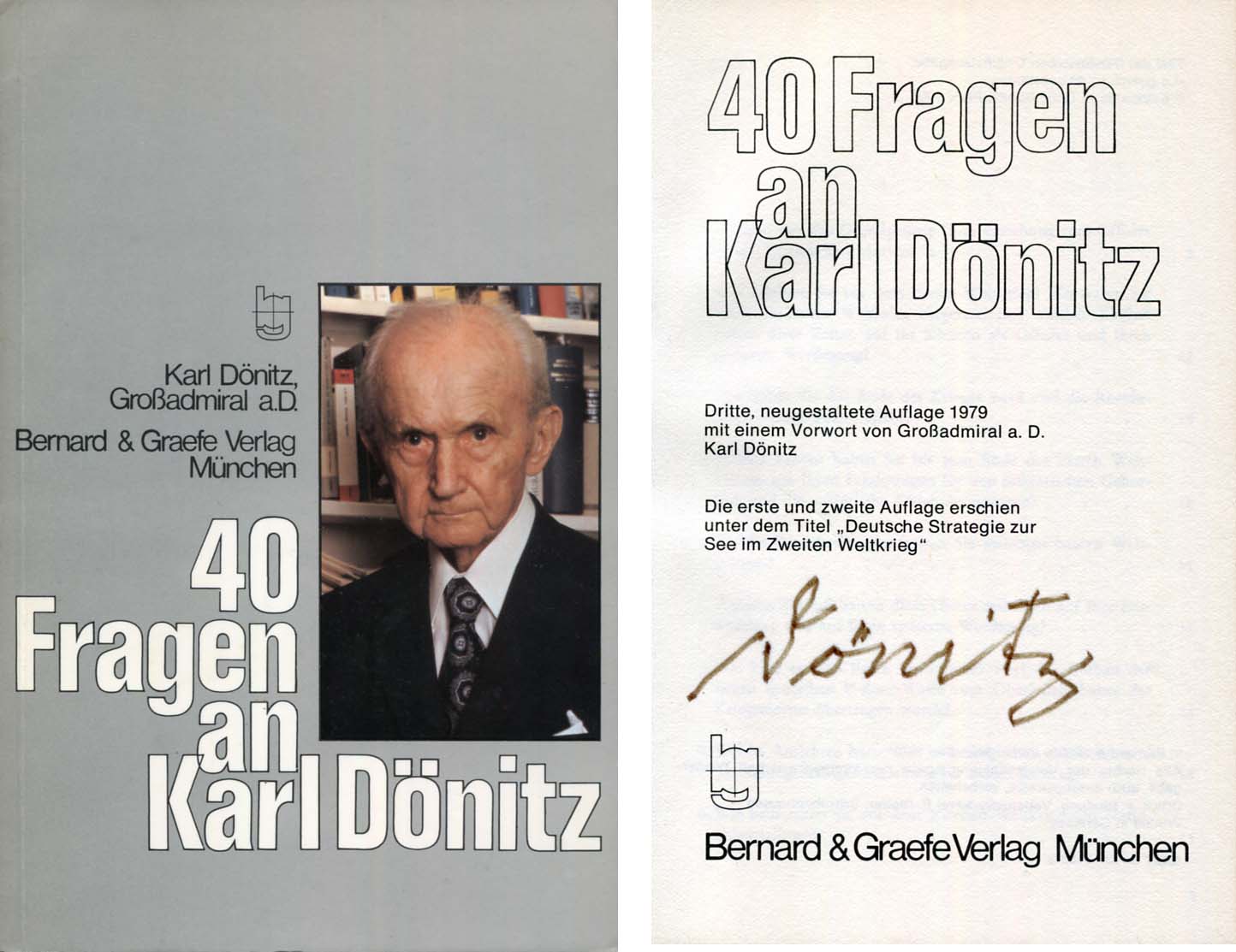 Karl Dönitz Autograph Autogramm | ID 7974029590677