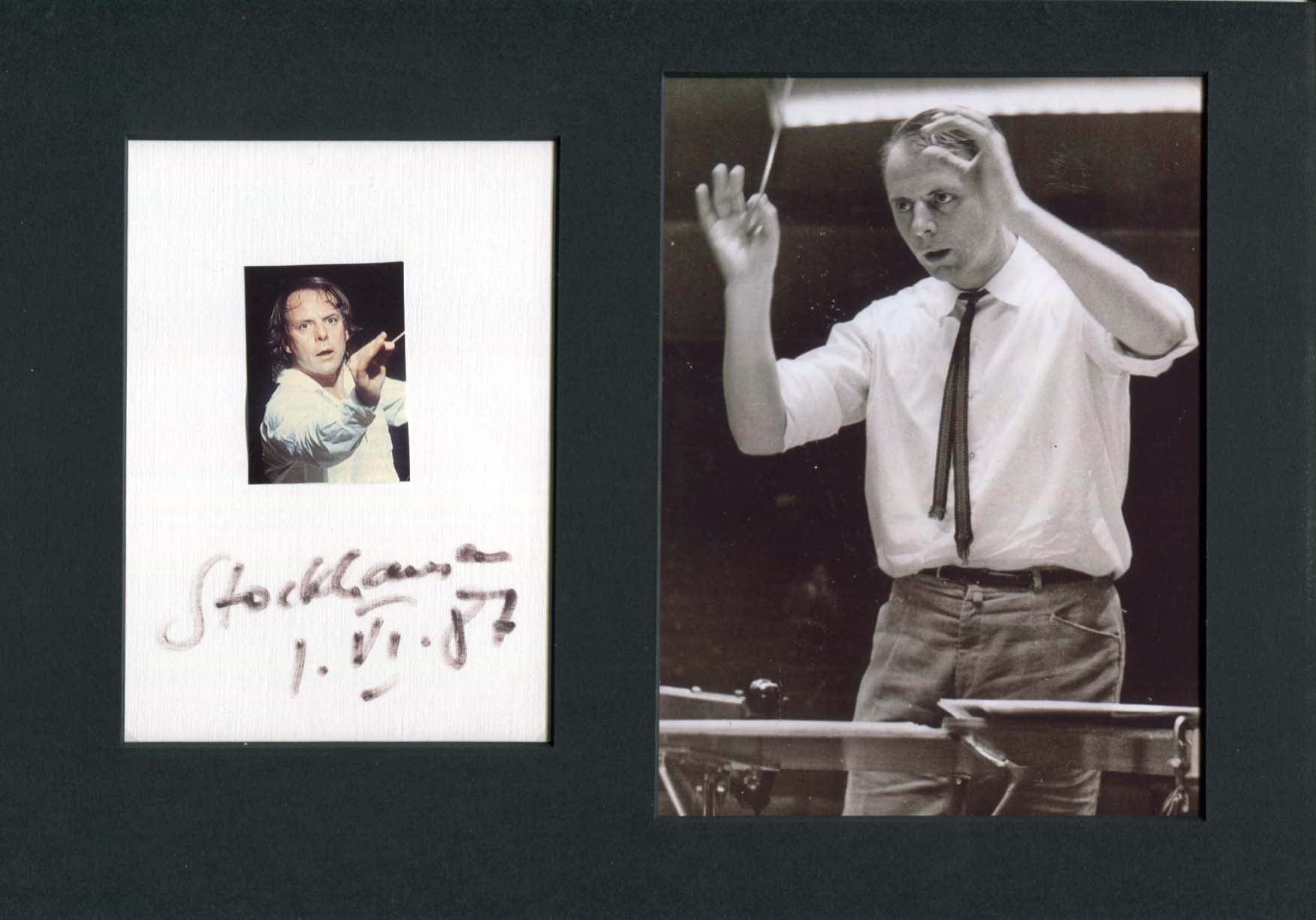 Karlheinz Stockhausen Autograph Autogramm | ID 8097008615573