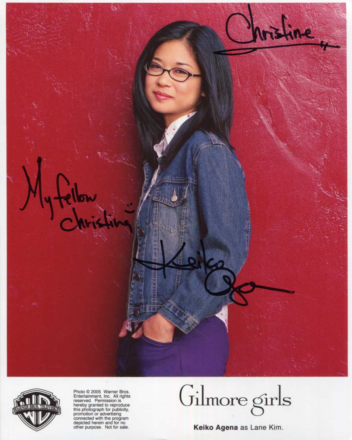 Christine Keiko Agena Autograph Autogramm | ID 8615304986773