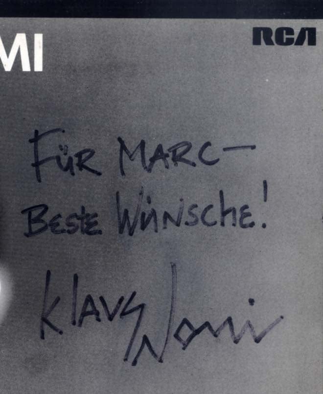 Klaus Sperber Autograph Autogramm | ID 8123992998037