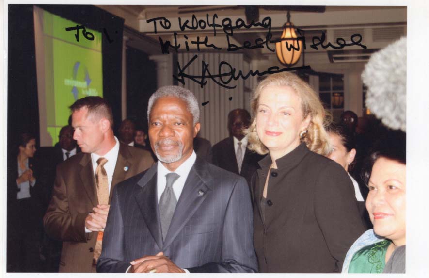 Kofi Annan Autograph Autogramm | ID 8585575202965