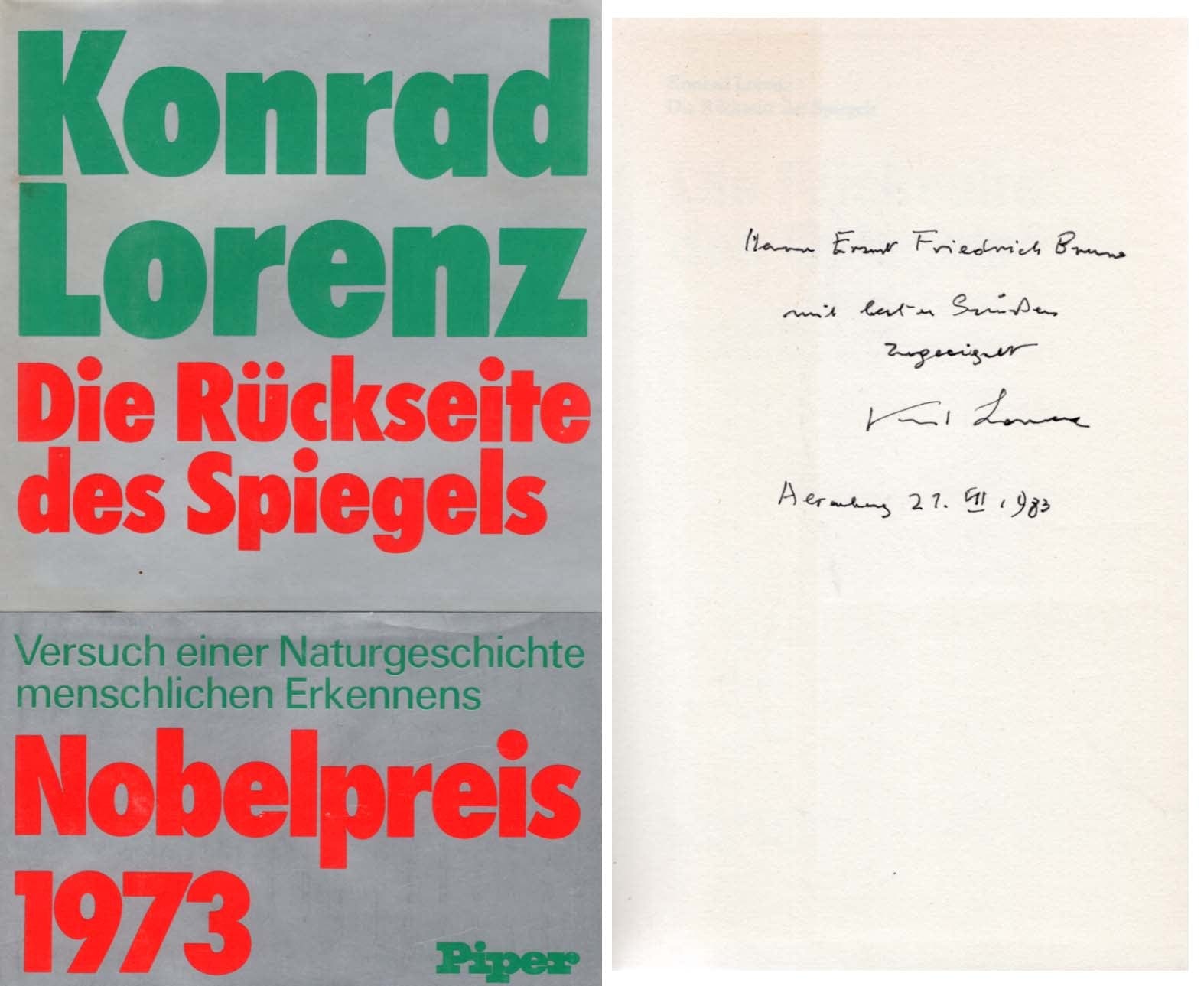 Konrad Lorenz Autograph Autogramm | ID 7978630938773