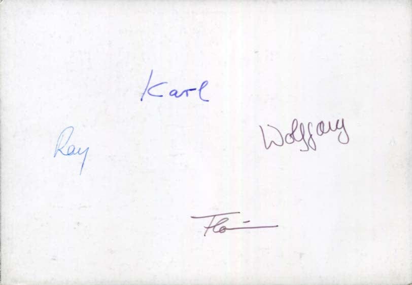  Kraftwerk Autograph Autogramm | ID 8306411995285