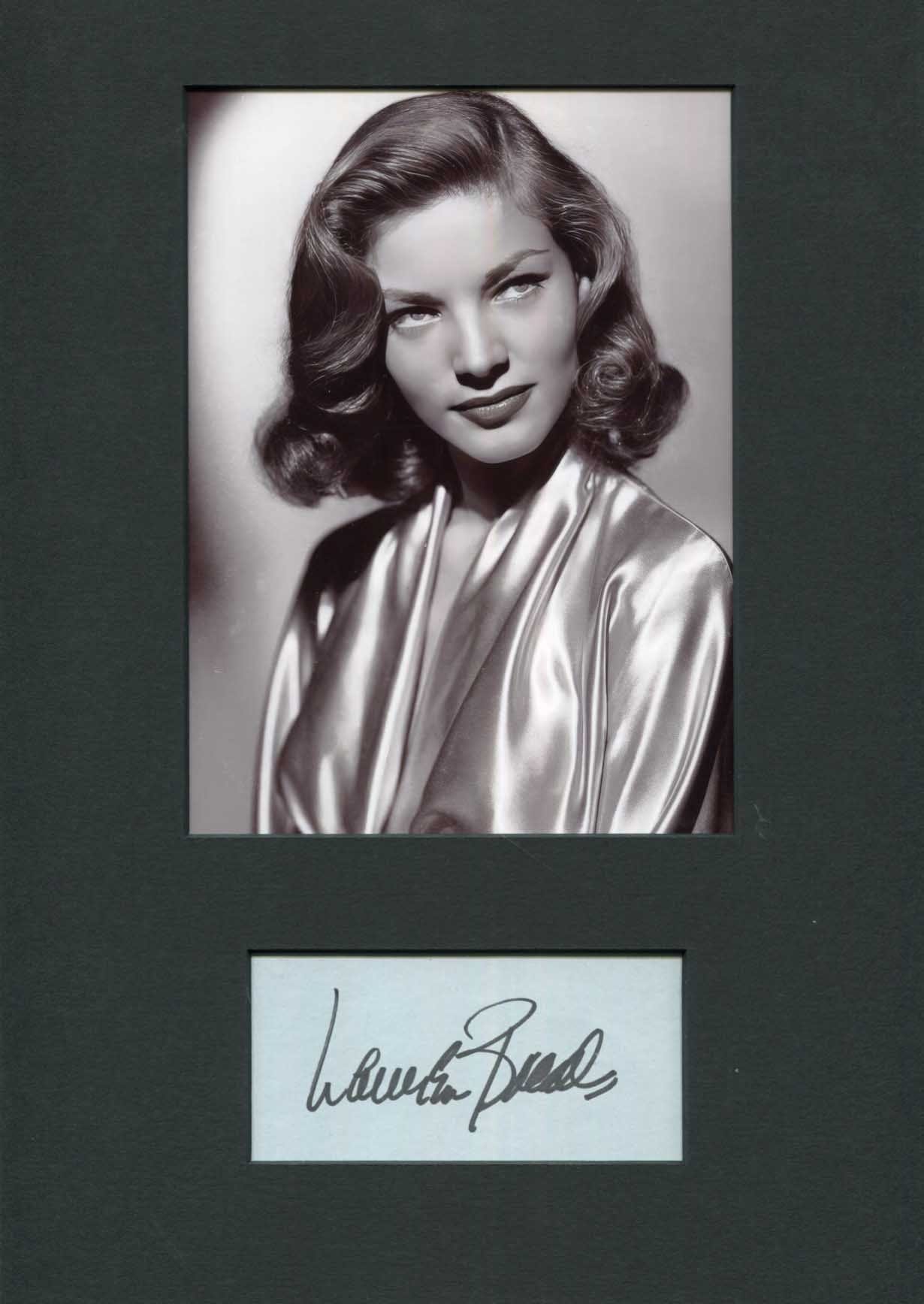 Lauren Bacall Autograph Autogramm | ID 8561625661589