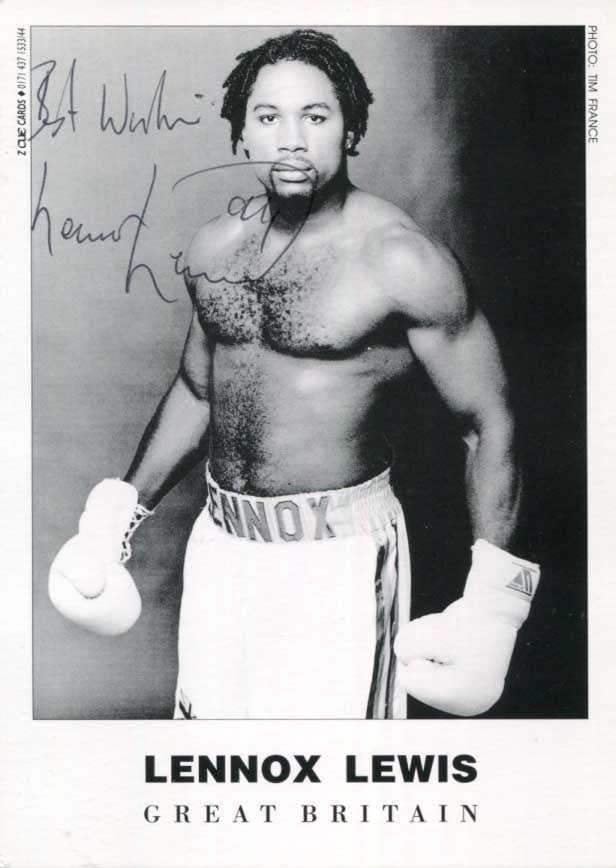 Lennox Lewis Autograph Autogramm | ID 14857607283069