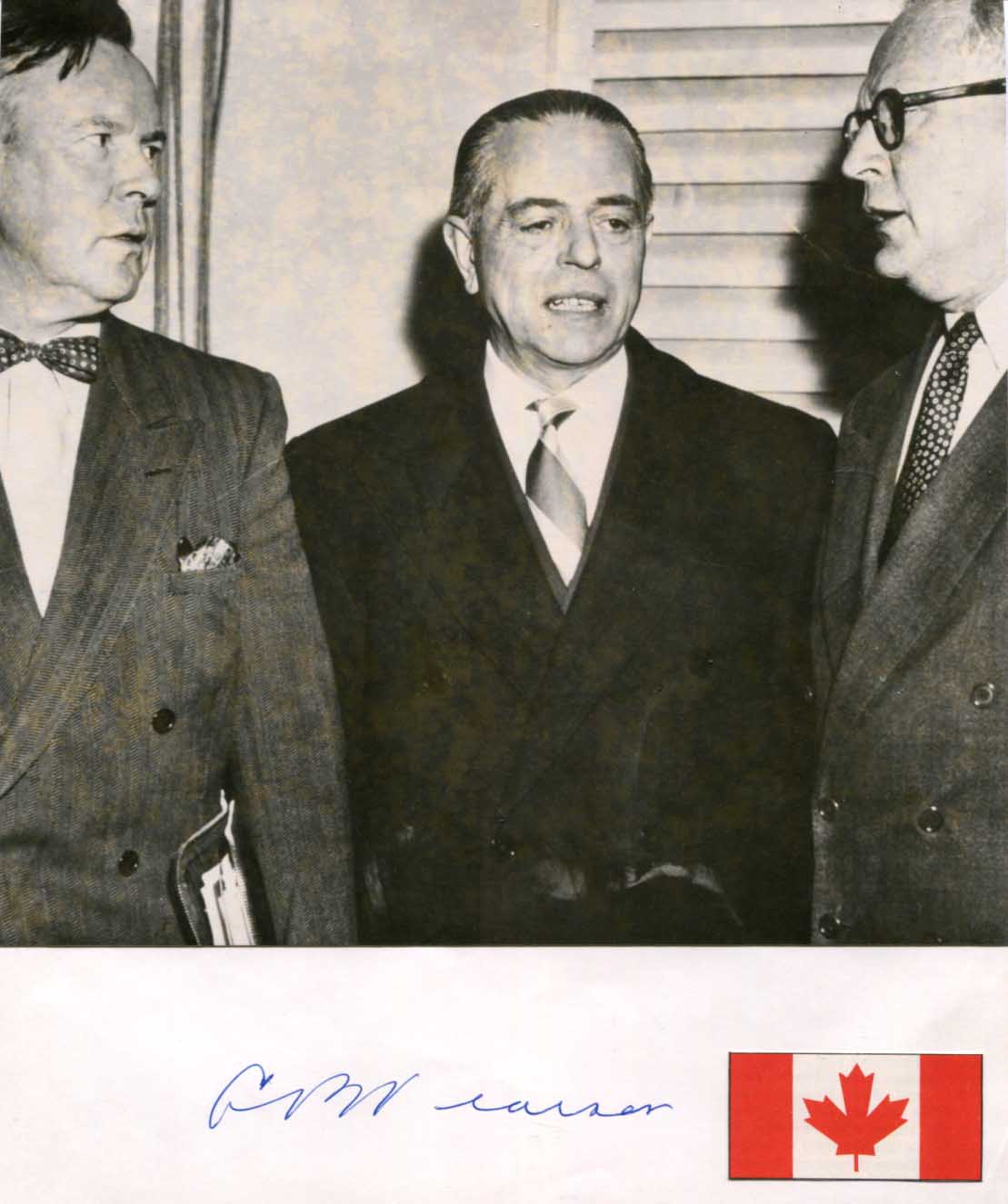 Lester Bowles Pearson Autograph Autogramm | ID 15363093987709