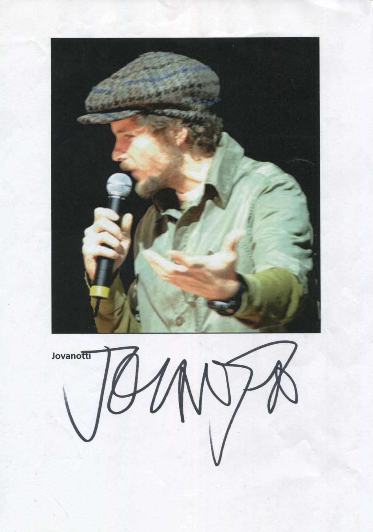 Lorenzo Jovanotti Autograph Autogramm | ID 14879548080509