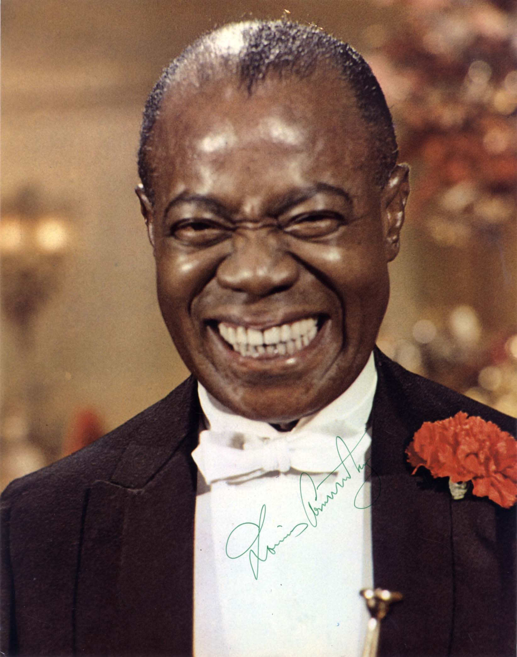 Louis Armstrong Autograph | signed vintage photographs