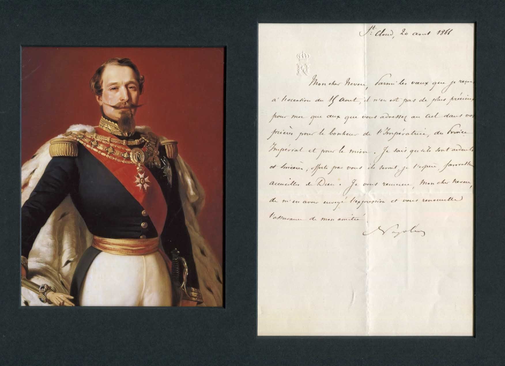 Louis-Napoleon Bonaparte Autograph Autogramm | ID 8593664344213