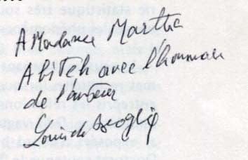 Louis-Victor de Broglie Autograph Autogramm | ID 8204693831829