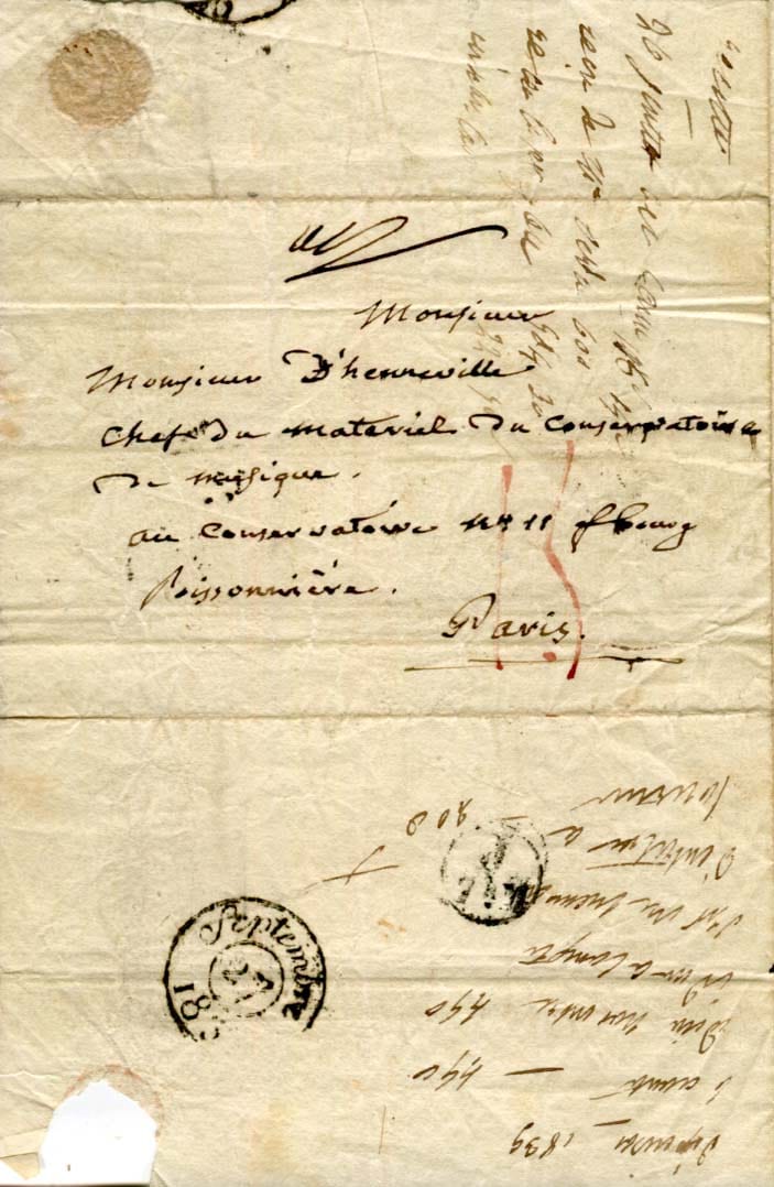 Luigi Cherubini Autograph Autogramm | ID 8306771263637
