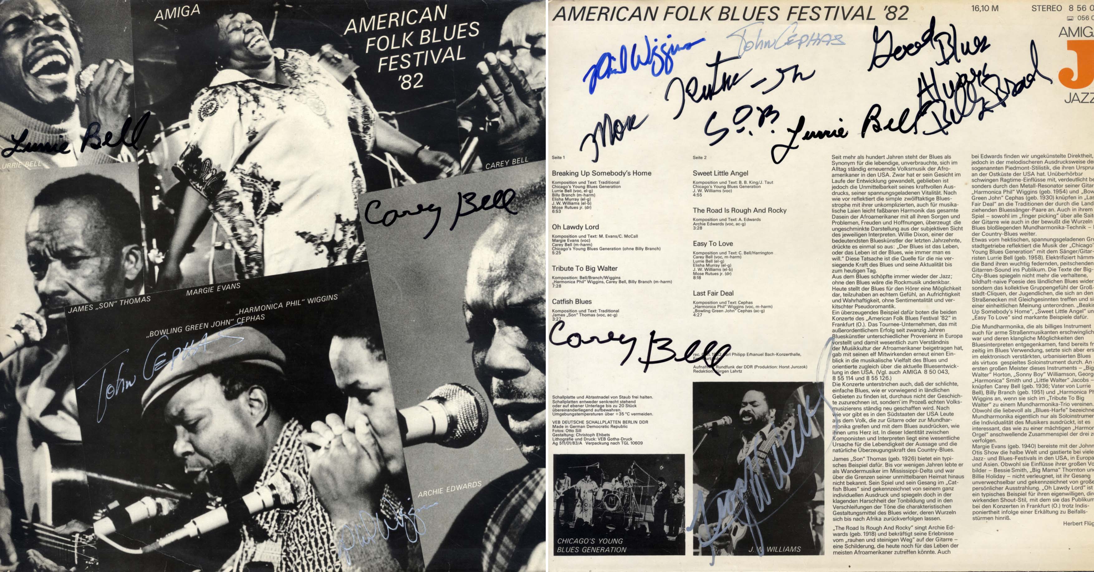 Lurrie &amp; John &amp; others Bell &amp; Cephas &amp; others Autograph Autogramm | ID 8544349683861