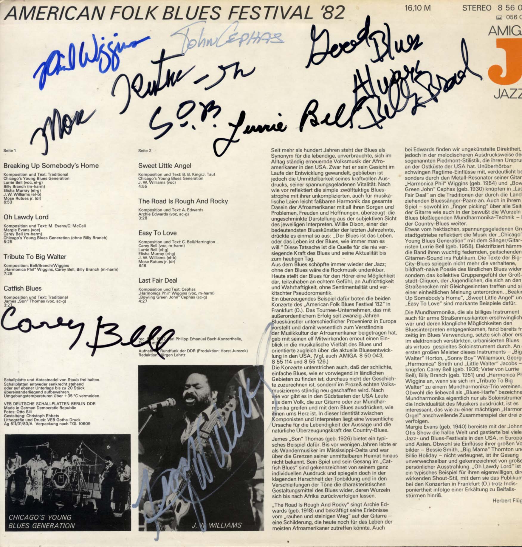 Lurrie &amp; John &amp; others Bell &amp; Cephas &amp; others Autograph Autogramm | ID 8544349683861