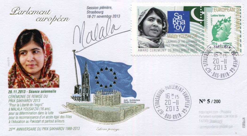 Malala Yousafzai Autograph Autogramm | ID 15342719271293