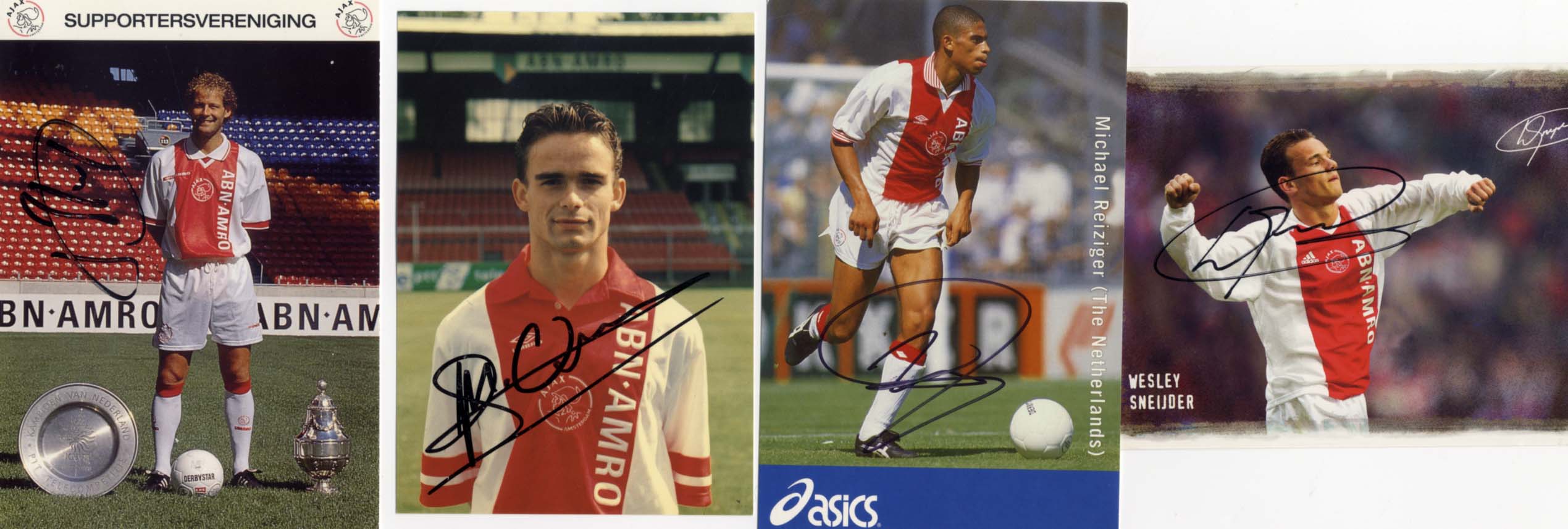 Marc &amp; Wesley &amp; others Overmars &amp; Sneijder &amp; others Autograph Autogramm | ID 14885891047805