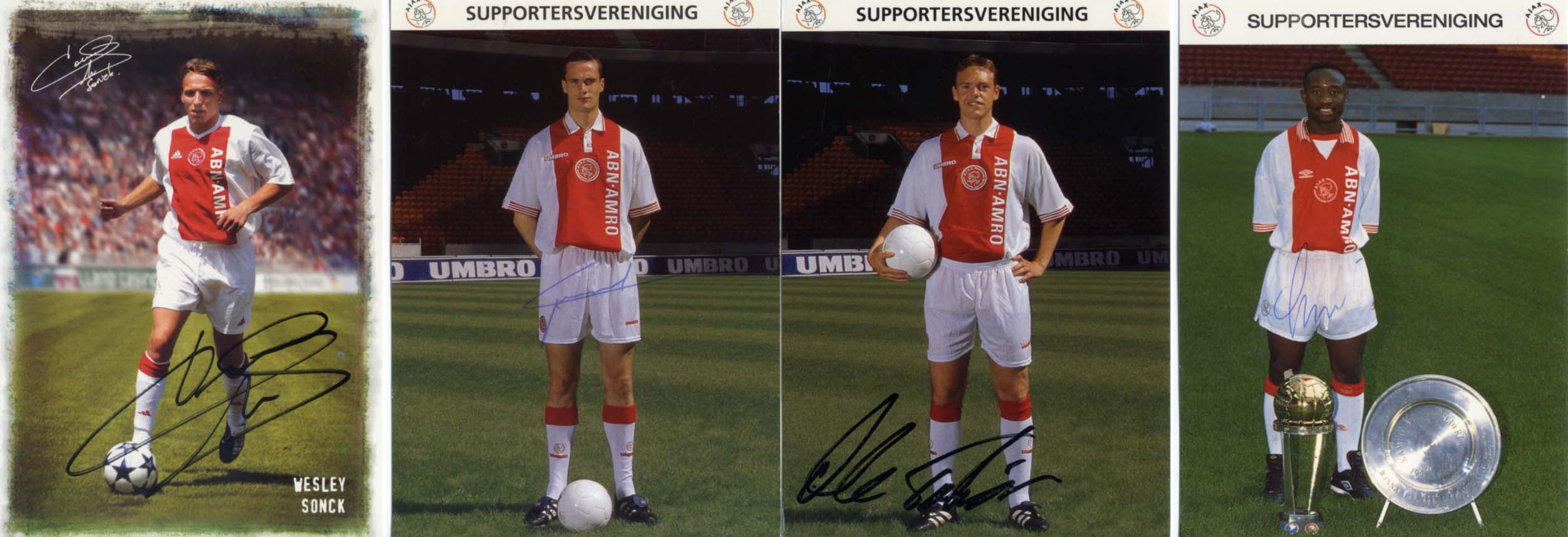 Marc &amp; Wesley &amp; others Overmars &amp; Sneijder &amp; others Autograph Autogramm | ID 14885891047805