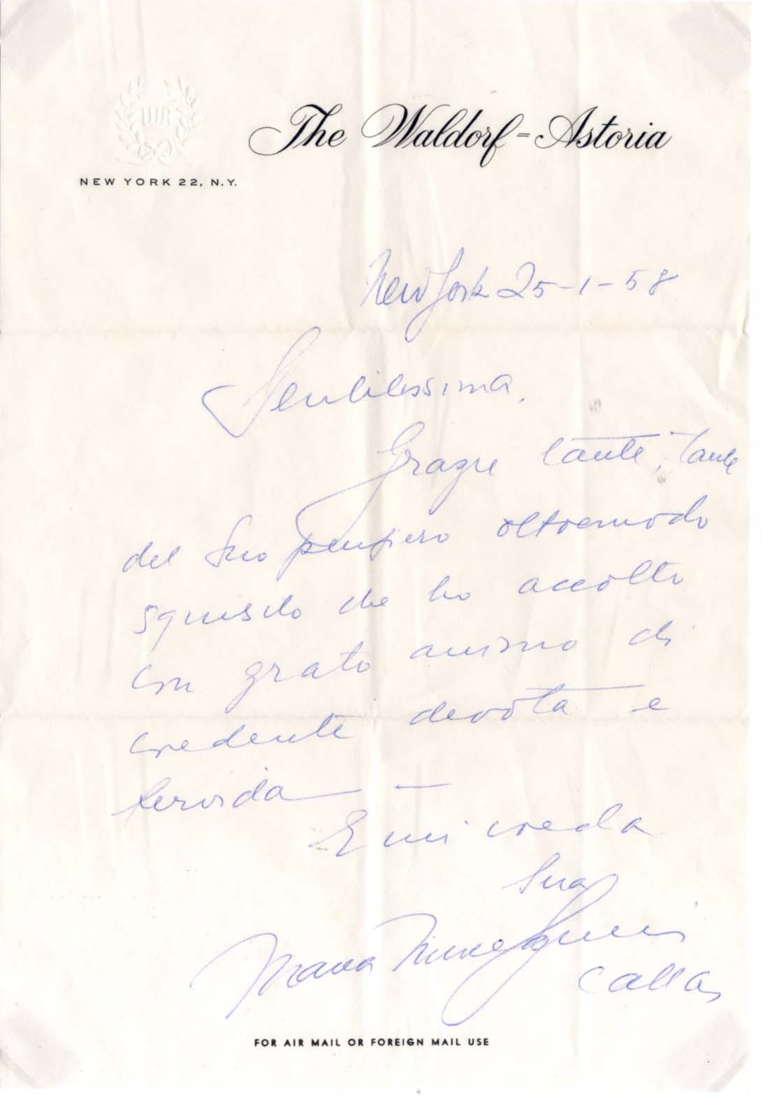 Maria Callas Autograph Autogramm | ID 8306680103061