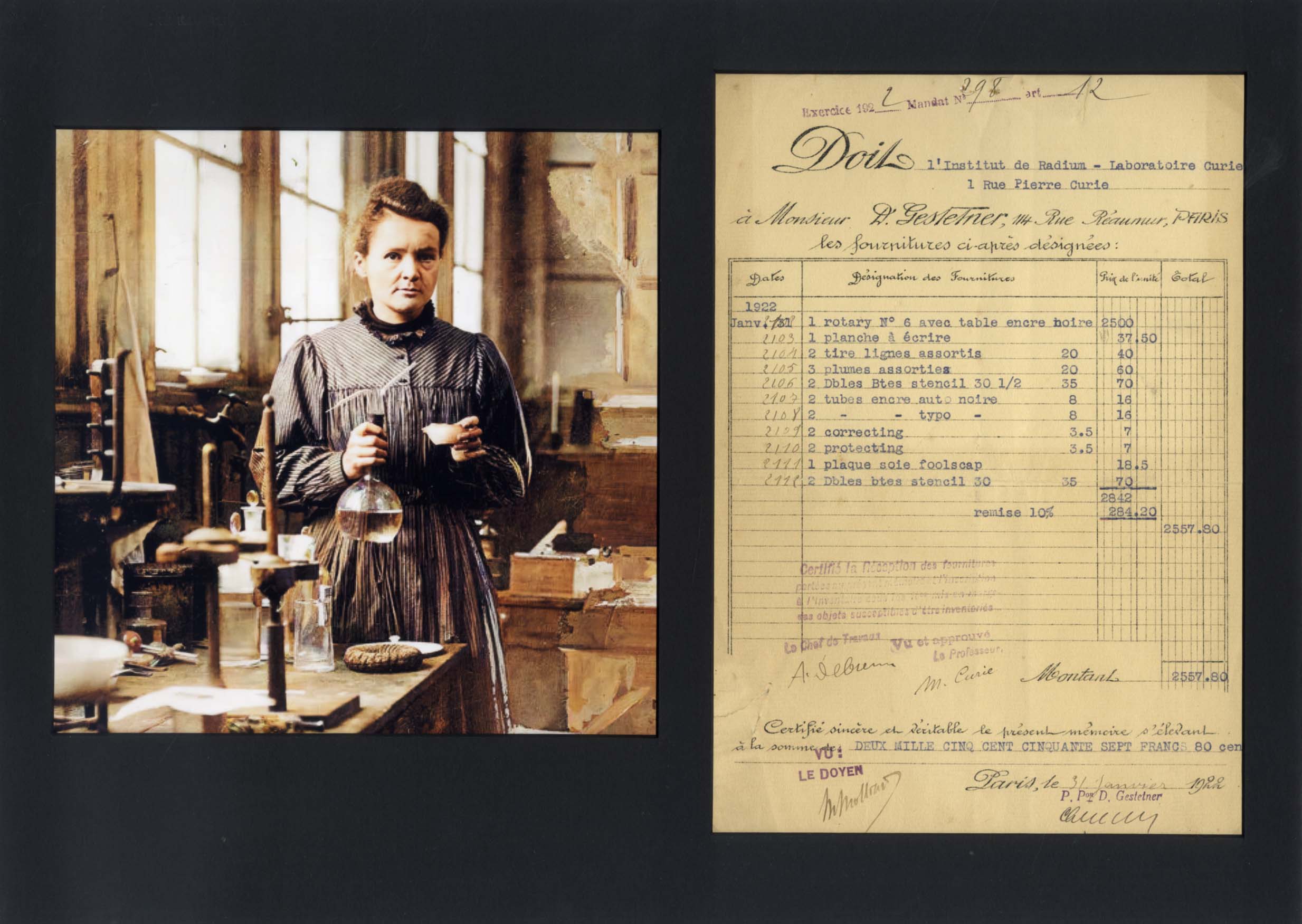 Marie Curie Autograph Autogramm | ID 8141791887509