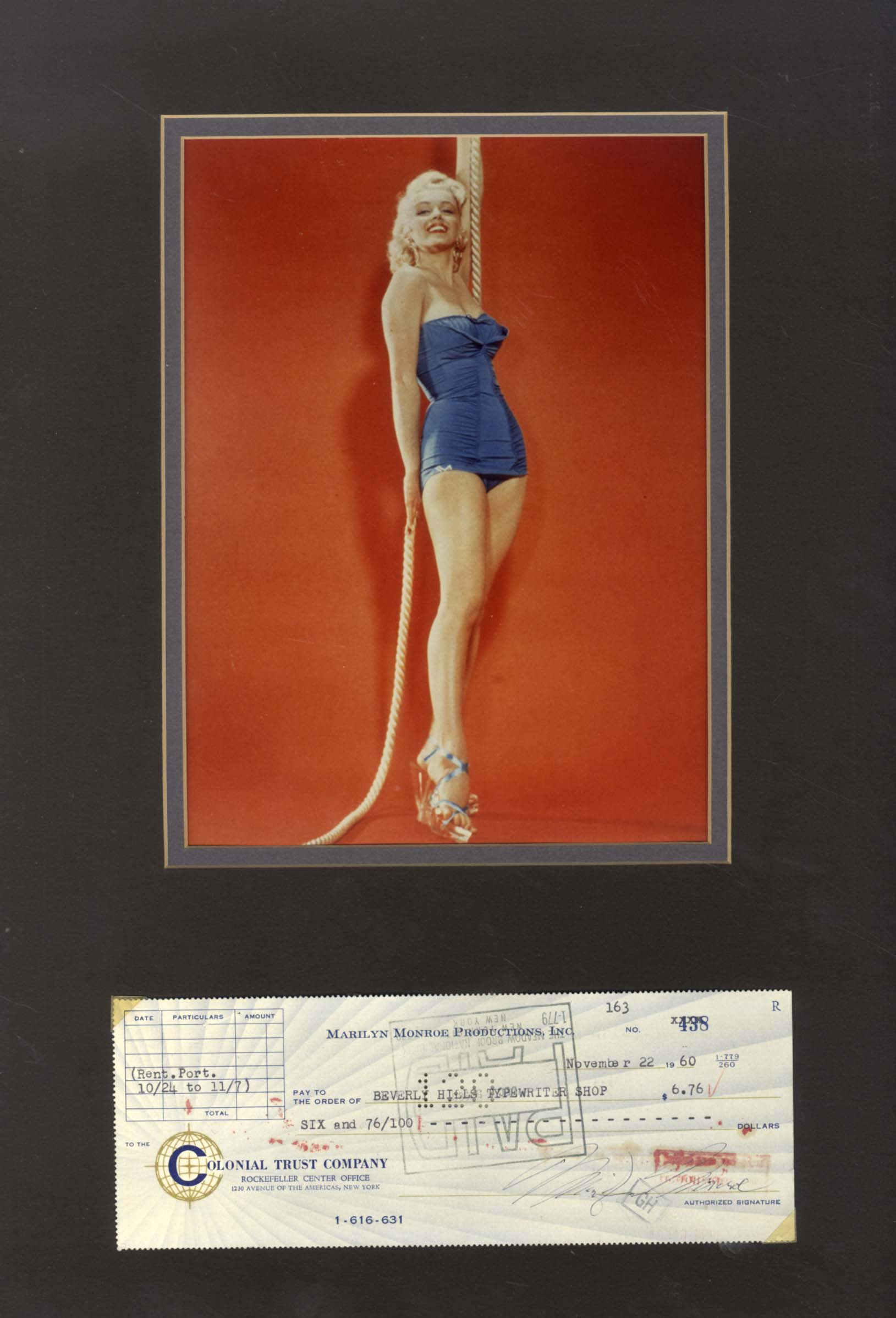 Marilyn Monroe Autograph Autogramm | ID 15772628779389