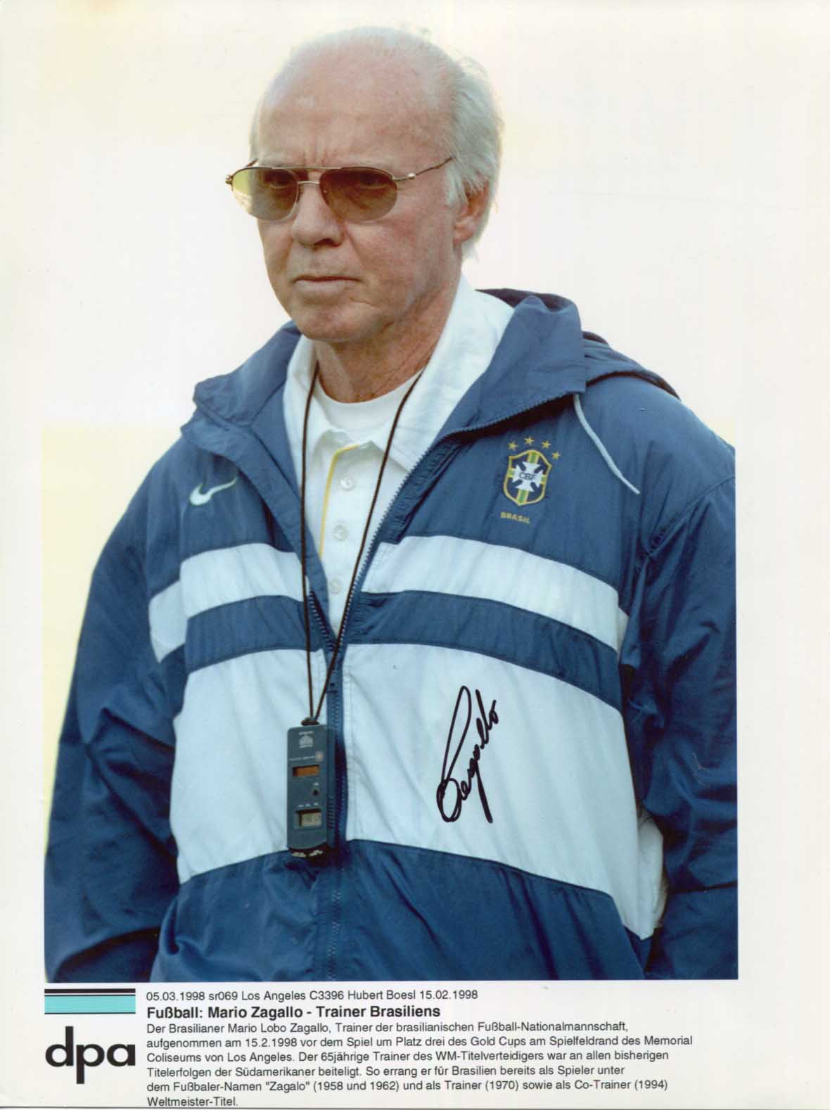 Mário  Zagallo Autograph Autogramm | ID 8495223242901