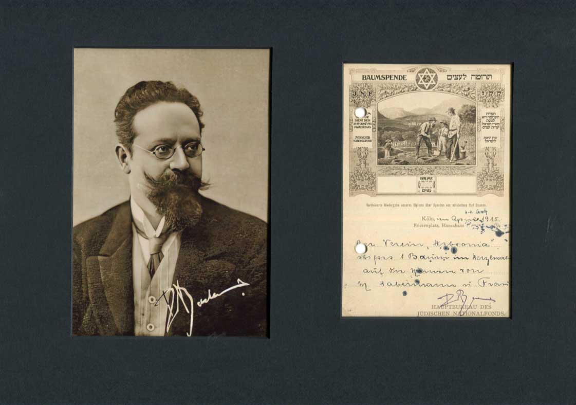 Max Isidor Bodenheimer Autograph Autogramm | ID 8424439611541