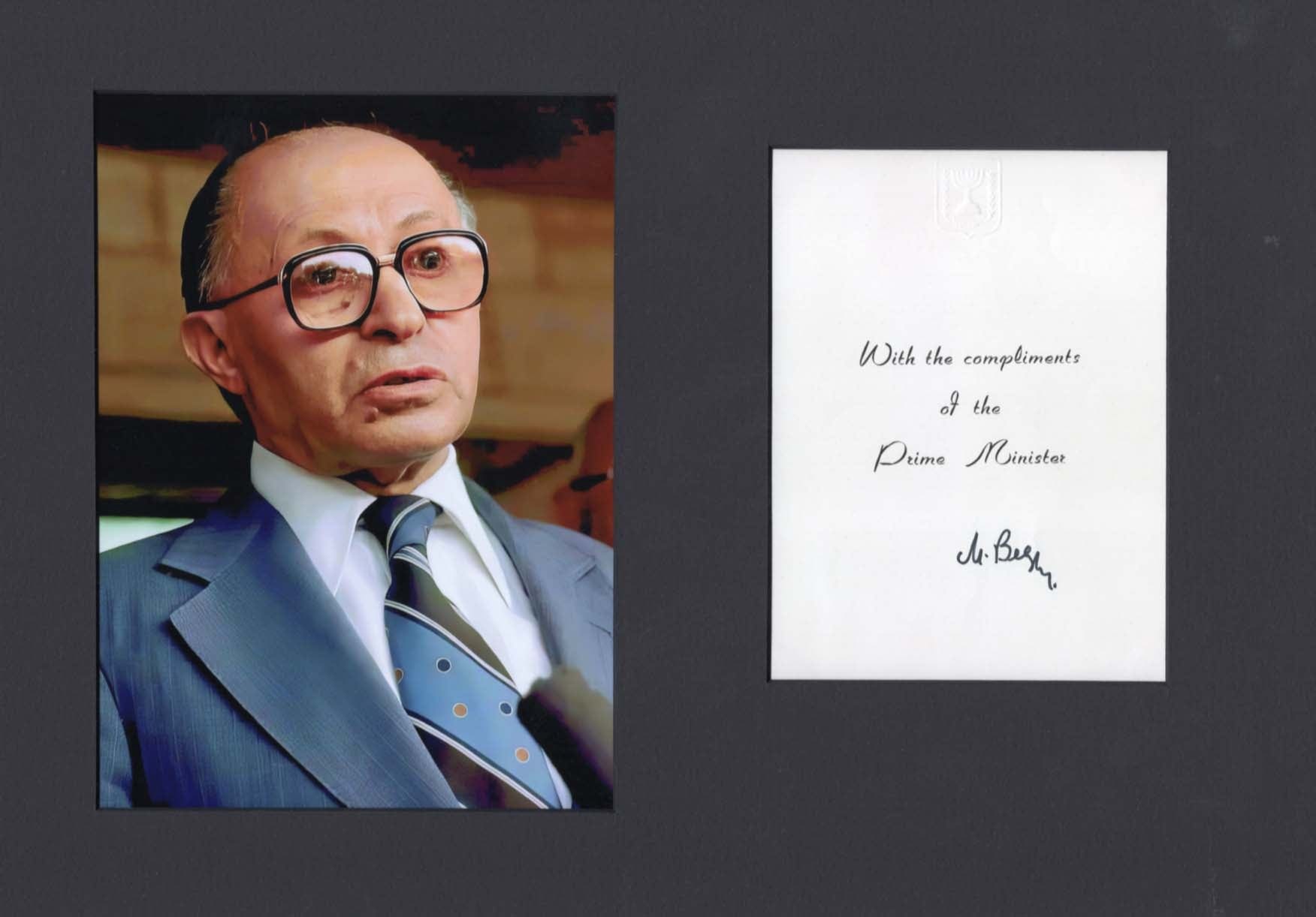 Menachem  Begin Autograph Autogramm | ID 7920190455957