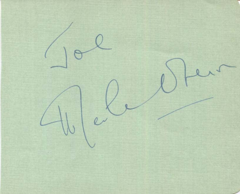 Merle Oberon Autograph Autogramm | ID 8032218808469